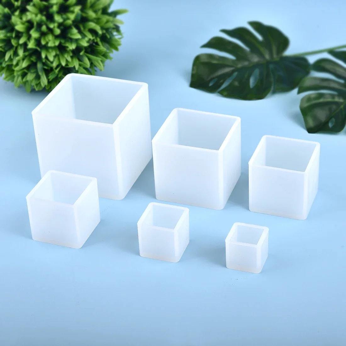 Resin Art Kit With Molds - Resin Silicone Mold 3D Cube Casting