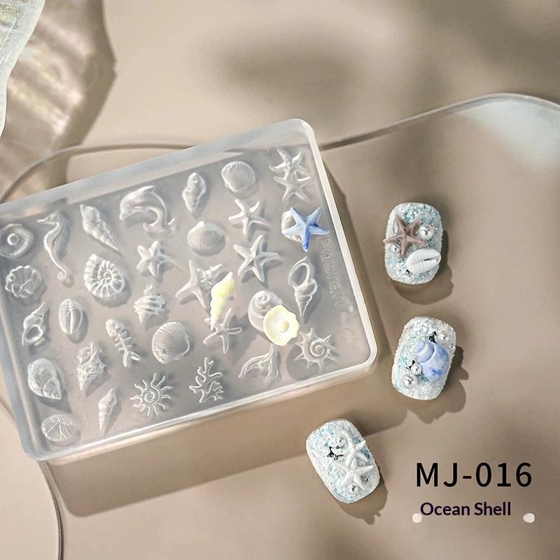 Silicone Mold Ocean - 1PC Silicone Ocean Starfish Butterfly 3D