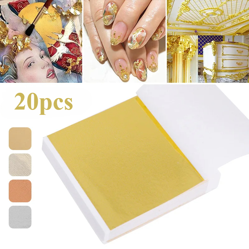 Resin Art Wedding Gift - 20 Pcs Gold Leaf Sheets: Versatile