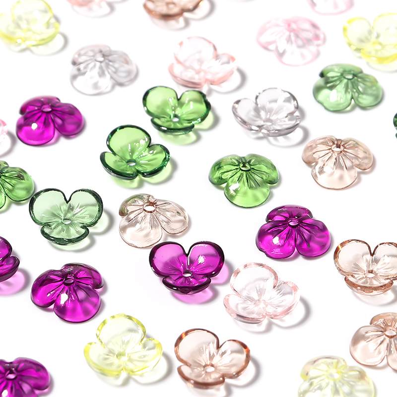 Resin Art Love - 20pcs/lot Transparent Resin Petal Beads Blossoms