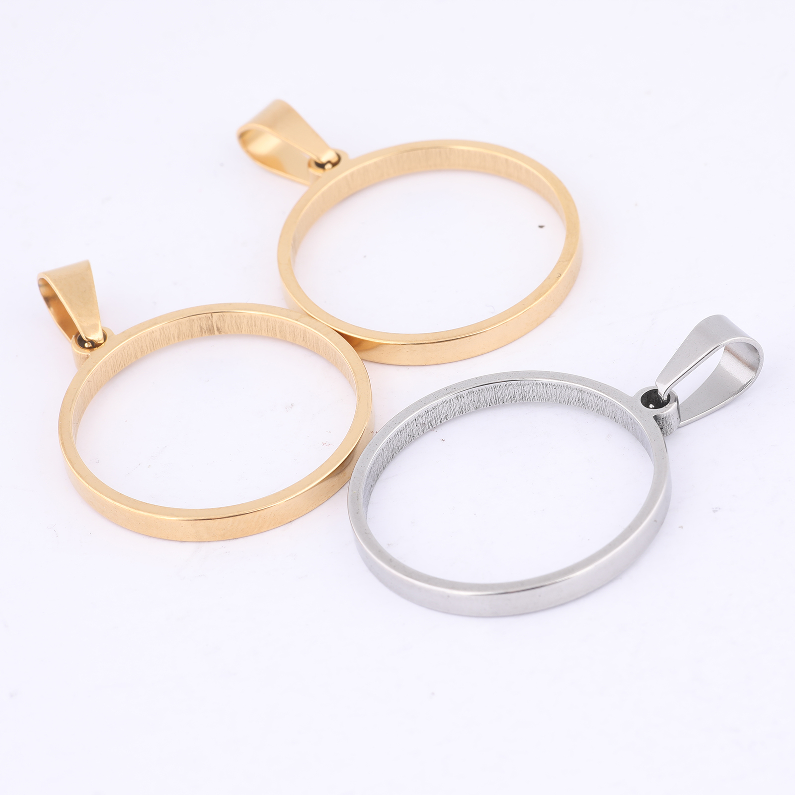 Resin Art Love - 10pcs 25mm Round Open Bezel Charms