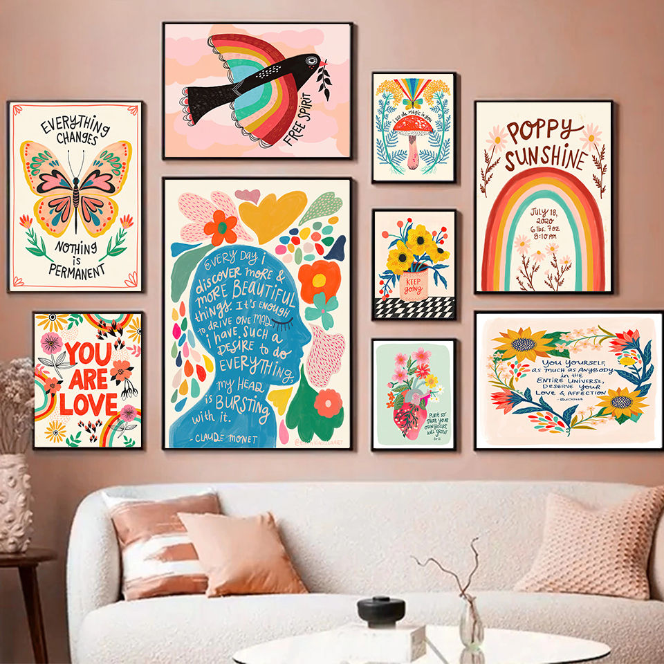 Resin Art Wall Decor - 2026 Scandinavian Simple Wall Art Bohemian