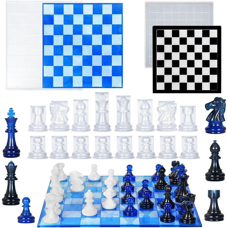 Resin Chess Set Mold With Ches - Resin Art Tools 评论和价格