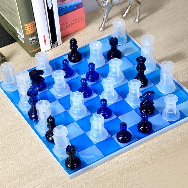 Resin Chess Set Mold With Ches - Resin Art Tools 评论和价格