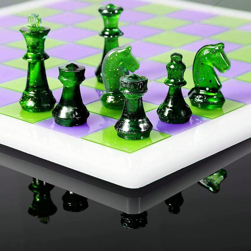 Resin Chess Set Mold With Ches - Resin Art Tools 评论和价格