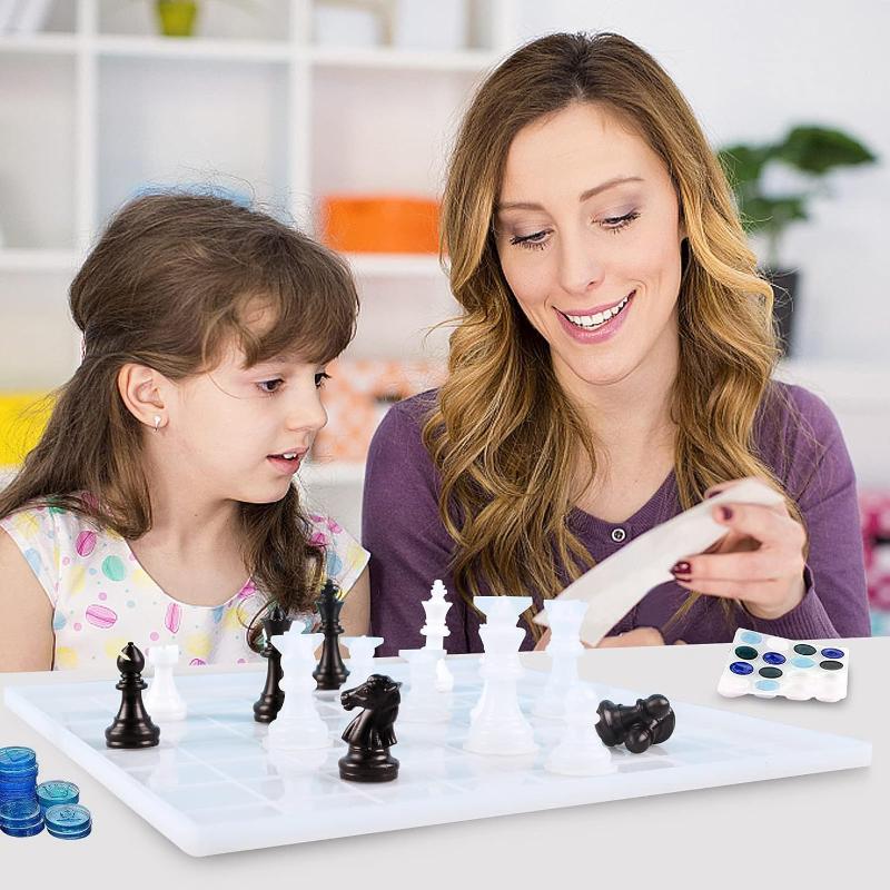 Resin Chess Set Mold With Ches - Resin Art Tools 评论和价格
