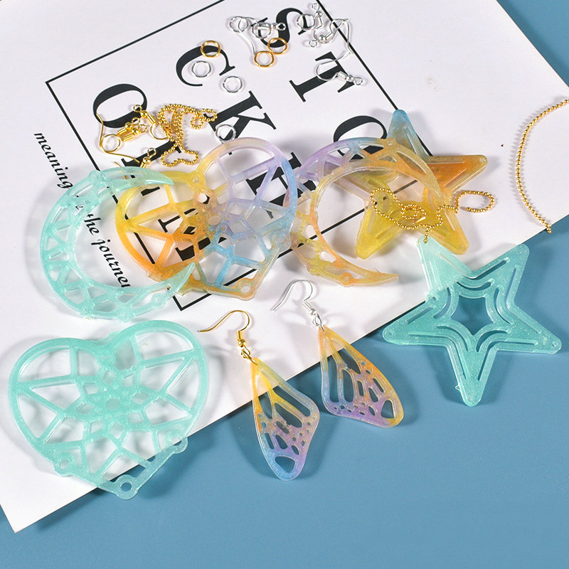 Earring Pendant Silicone Mold  - Resin Art Kit With Molds 评论和价格