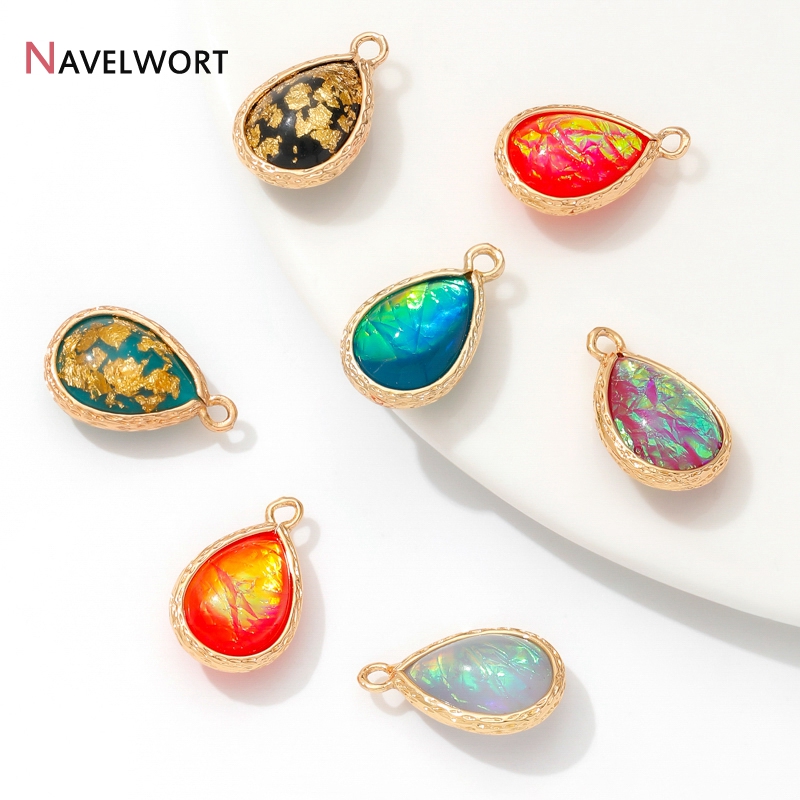 18K Gold Plated Brass With Res - Resin Art Love 评论和价格