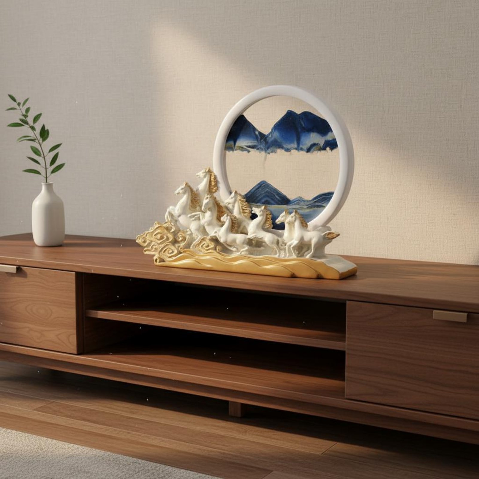 Sand Art Horse Decor Gift Idea - Resin Art Design Ideas 评论和价格
