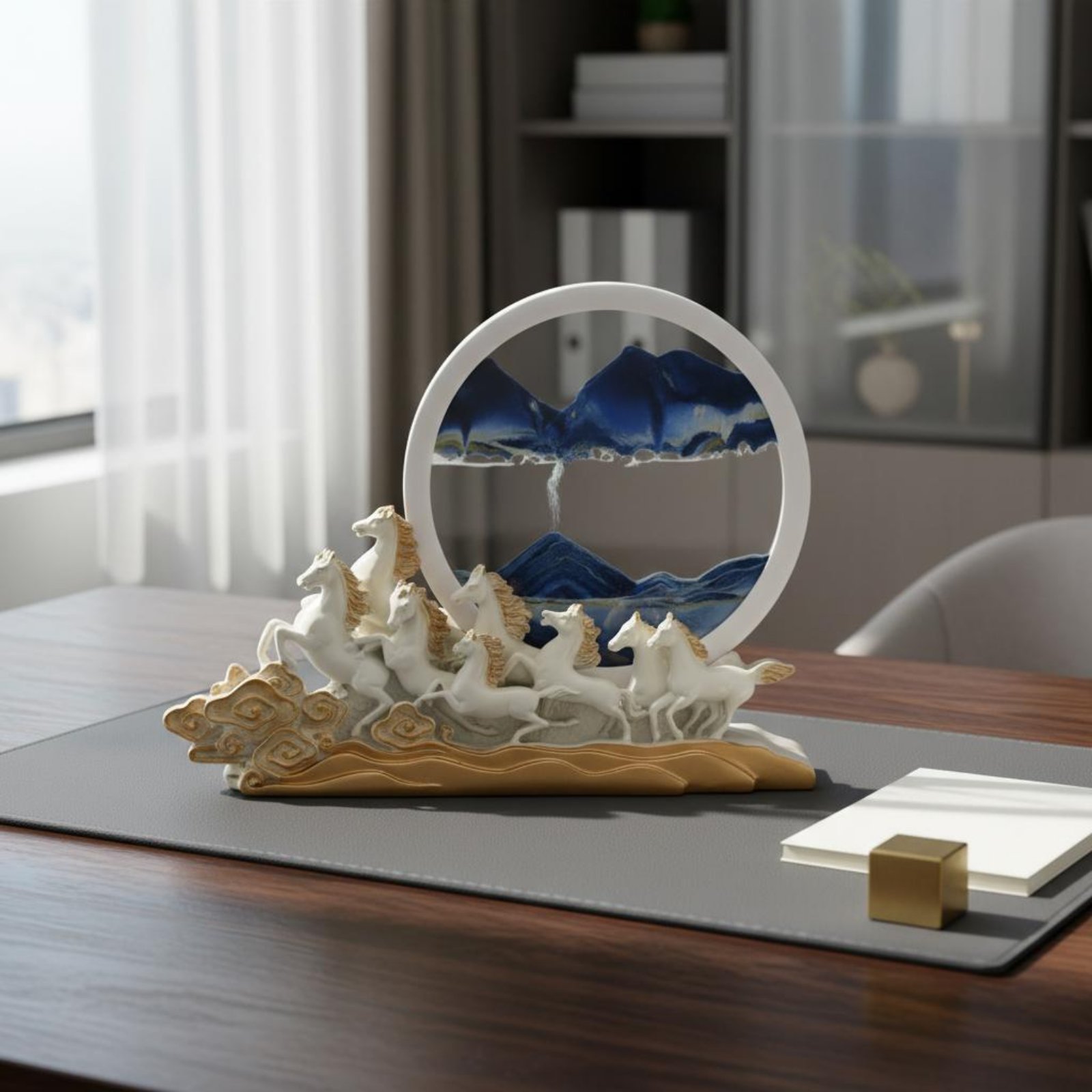 Sand Art Horse Decor Gift Idea - Resin Art Design Ideas 评论和价格