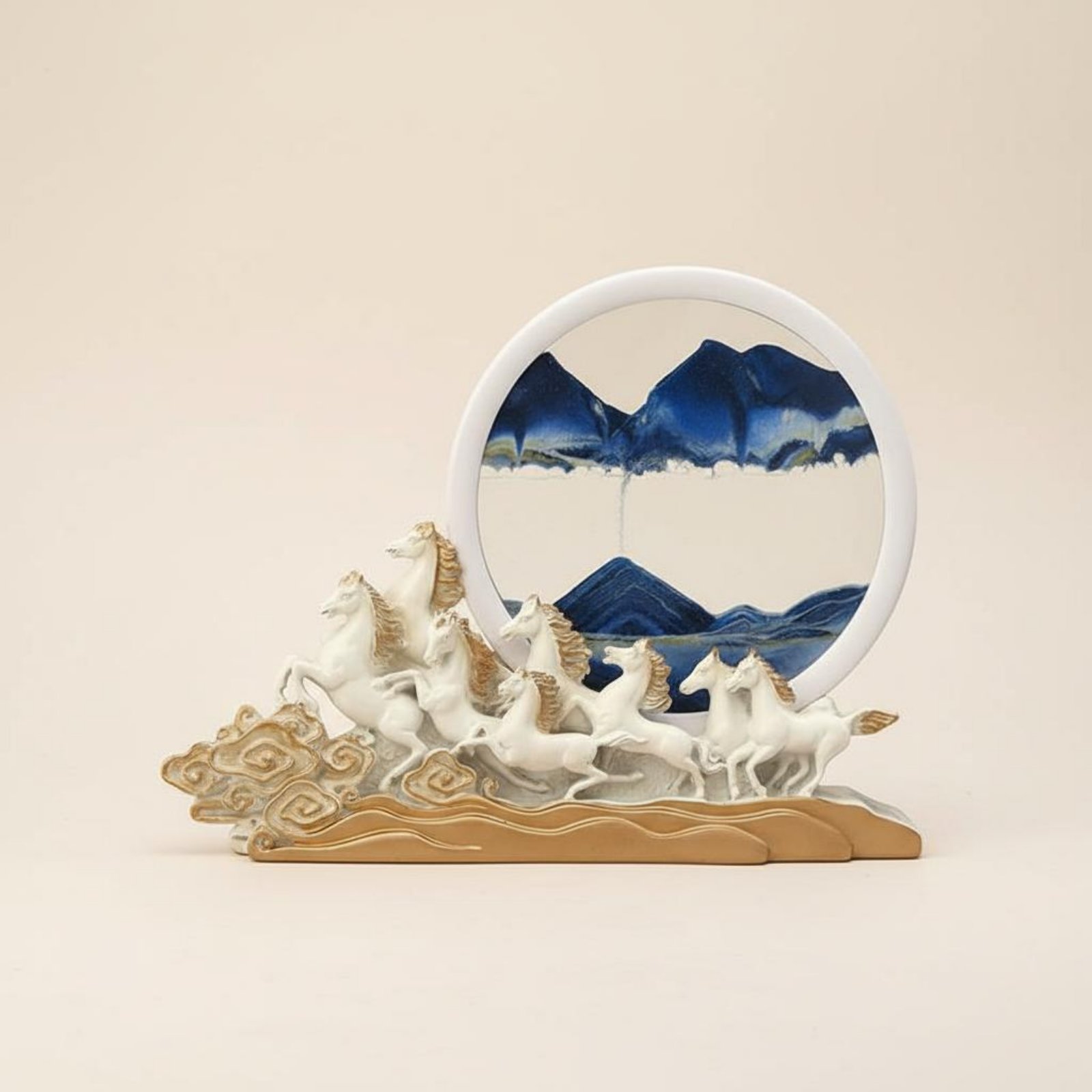 Sand Art Horse Decor Gift Idea - Resin Art Design Ideas 评论和价格