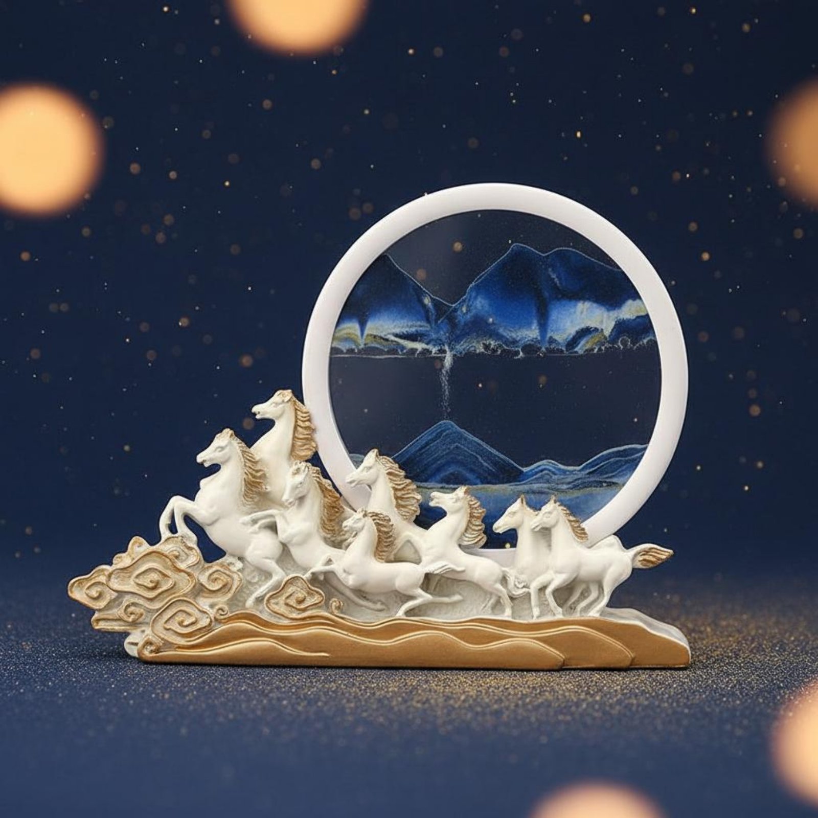 Sand Art Horse Decor Gift Idea - Resin Art Design Ideas 评论和价格