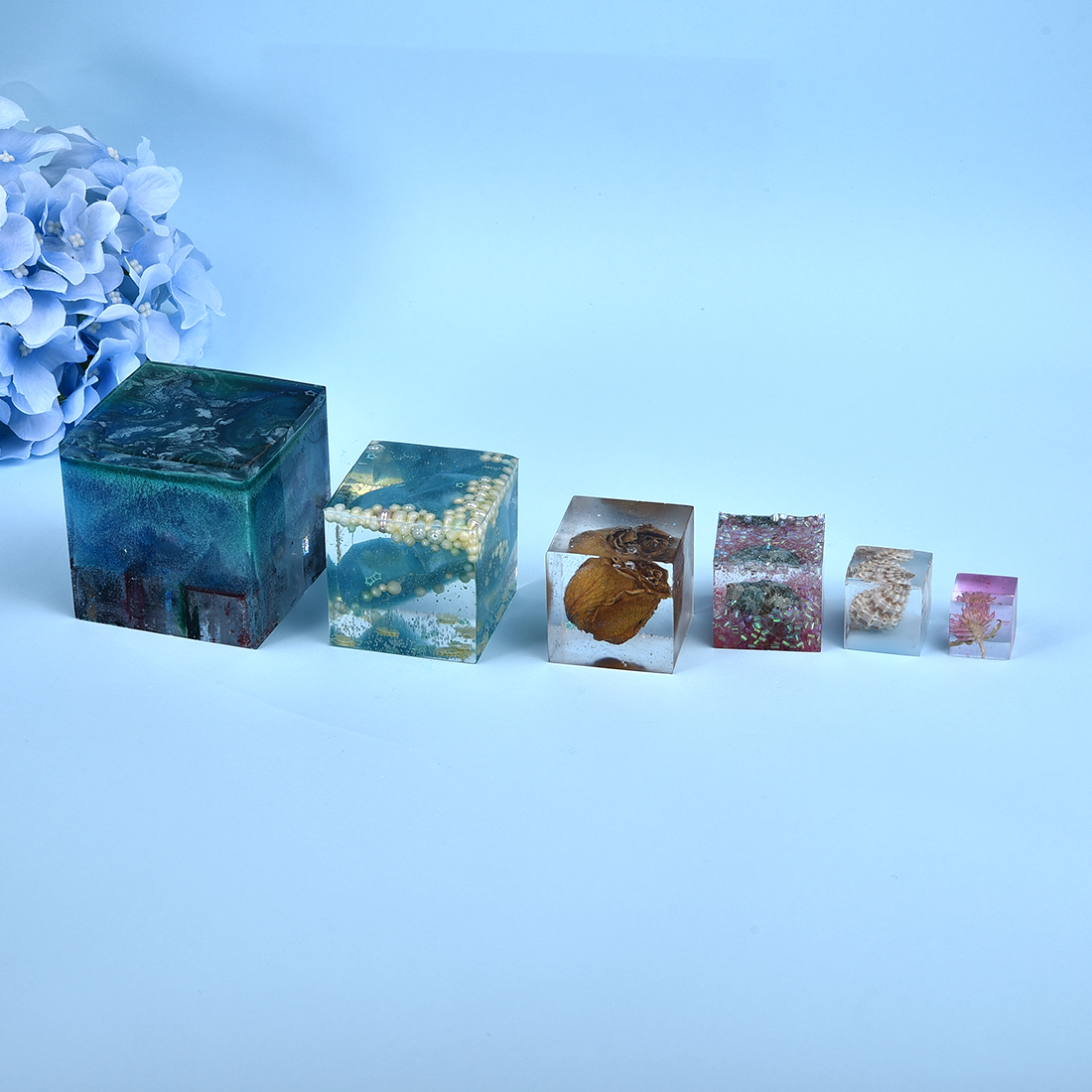 Resin Silicone Mold 3D Cube Ca - Resin Art Kit With Molds 评论和价格