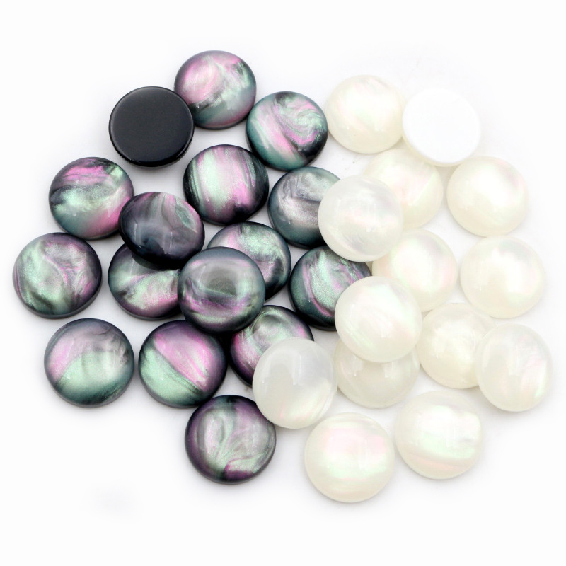 40pcs 8mm 10mm 12mm Round Resi - Resin Art Love 评论和价格