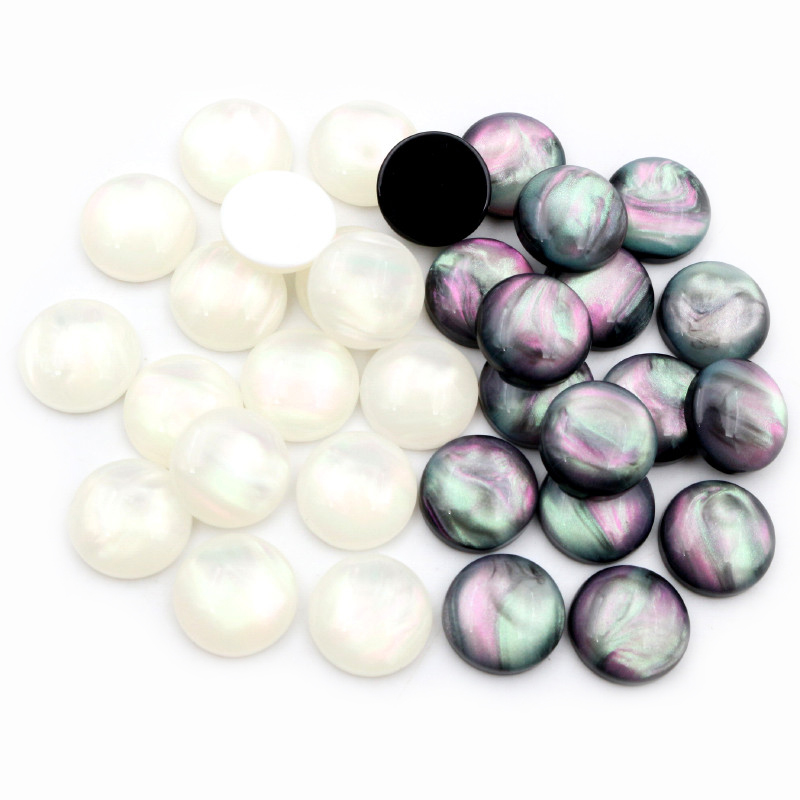 40pcs 8mm 10mm 12mm Round Resi - Resin Art Love 评论和价格