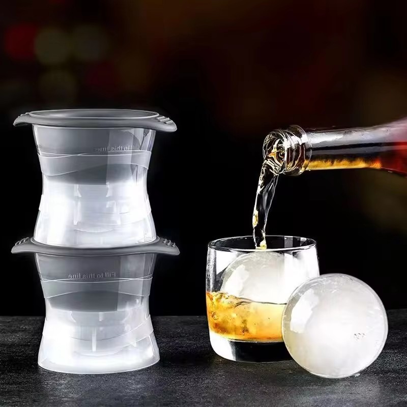 2PCS Silicone Spherical Ice Cu - Silicone Mold Ocean 评论和价格