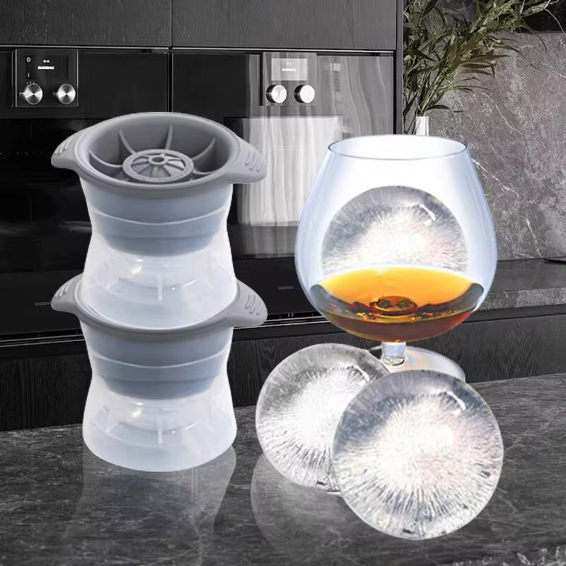 2PCS Silicone Spherical Ice Cu - Silicone Mold Ocean 评论和价格