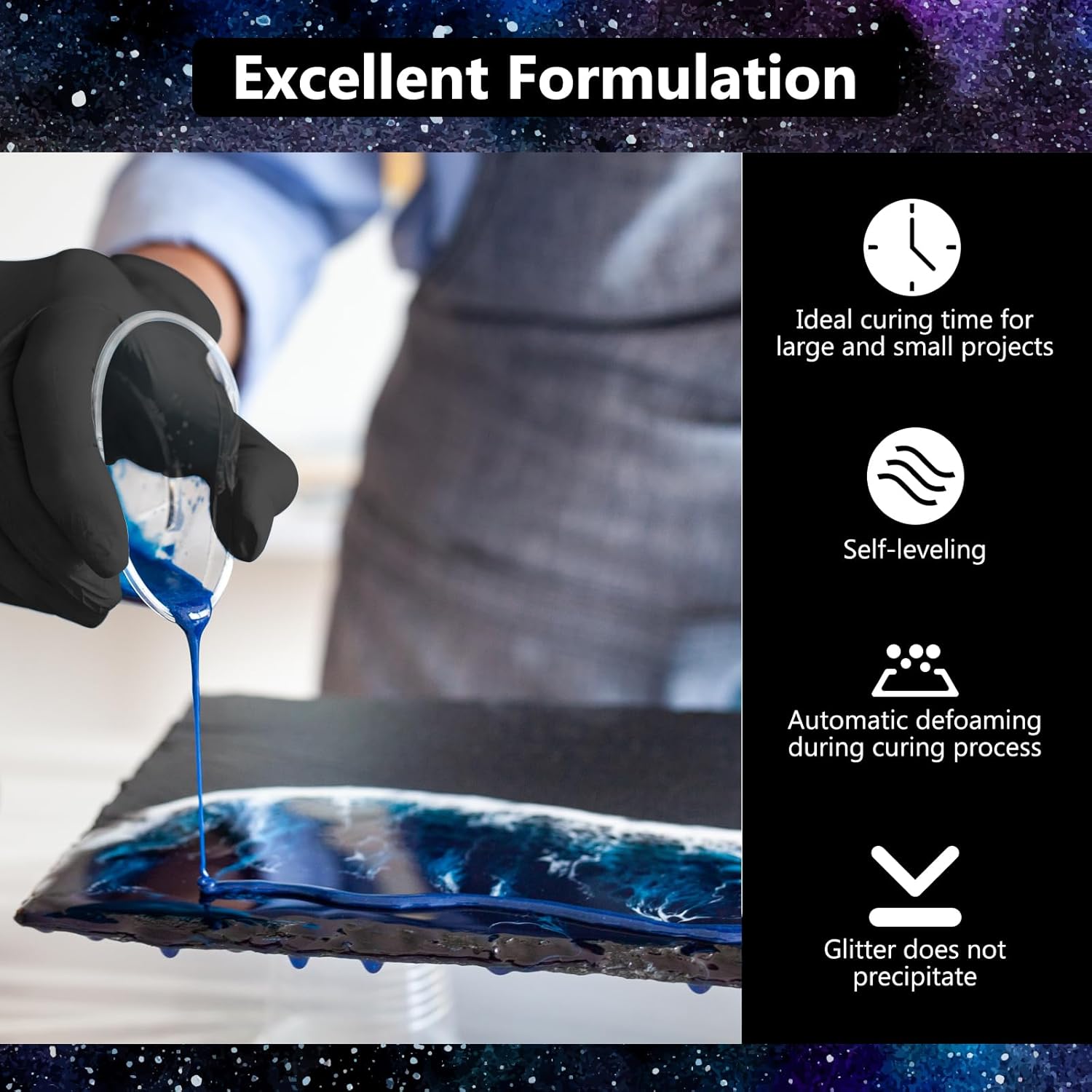Crystal Clear Epoxy Resin Kit  - Resin Art Kit With Molds 评论和价格