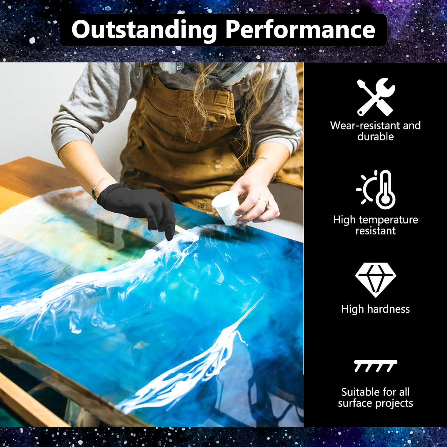 Crystal Clear Epoxy Resin Kit  - Resin Art Kit With Molds 评论和价格