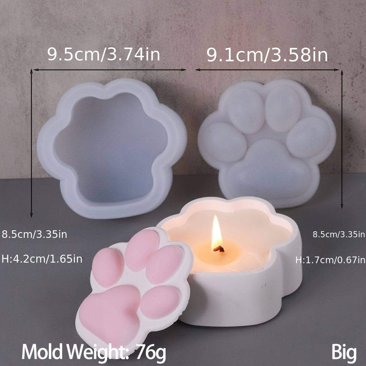 Cat Claw Storage Box Silicone  - Resin Art Kit With Molds 评论和价格