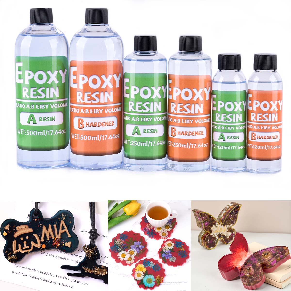 1:1 Ratio Epoxy Resin Kit Anti - Resin Art Tools 评论和价格