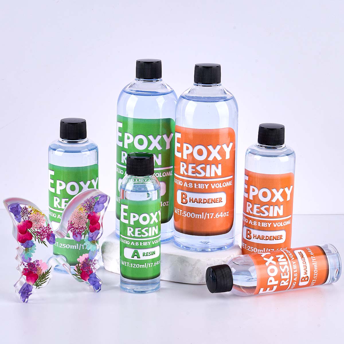 1:1 Ratio Epoxy Resin Kit Anti - Resin Art Tools 评论和价格