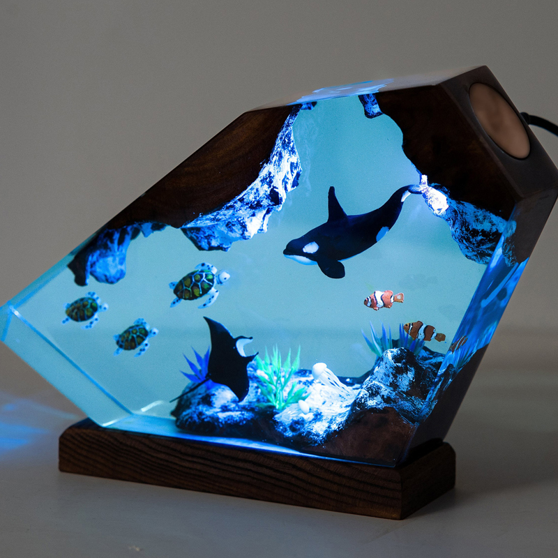Seabed World Organism Resin Ta - Resin Art World 评论和价格