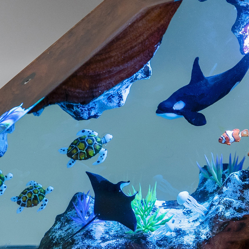 Seabed World Organism Resin Ta - Resin Art World 评论和价格