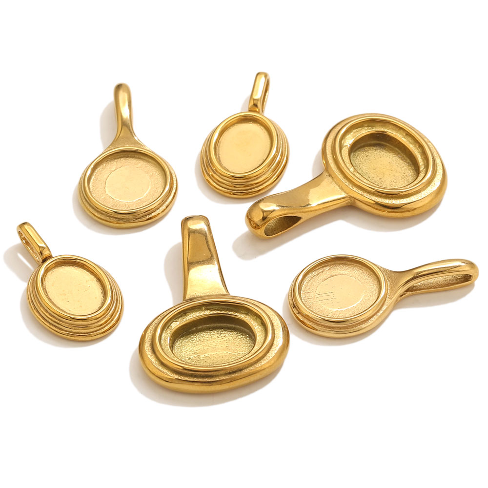 5pcs Stainless Steel Round Ova - Resin Art Love 评论和价格