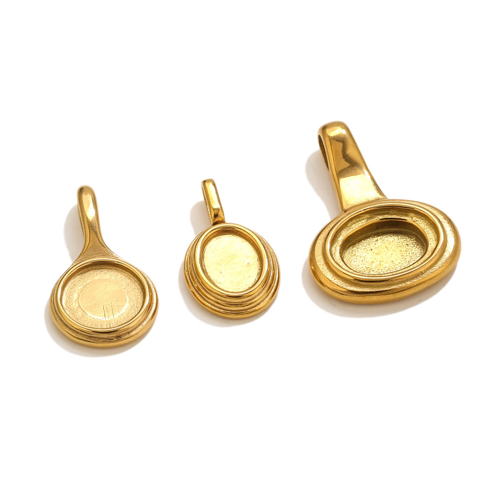 5pcs Stainless Steel Round Ova - Resin Art Love 评论和价格