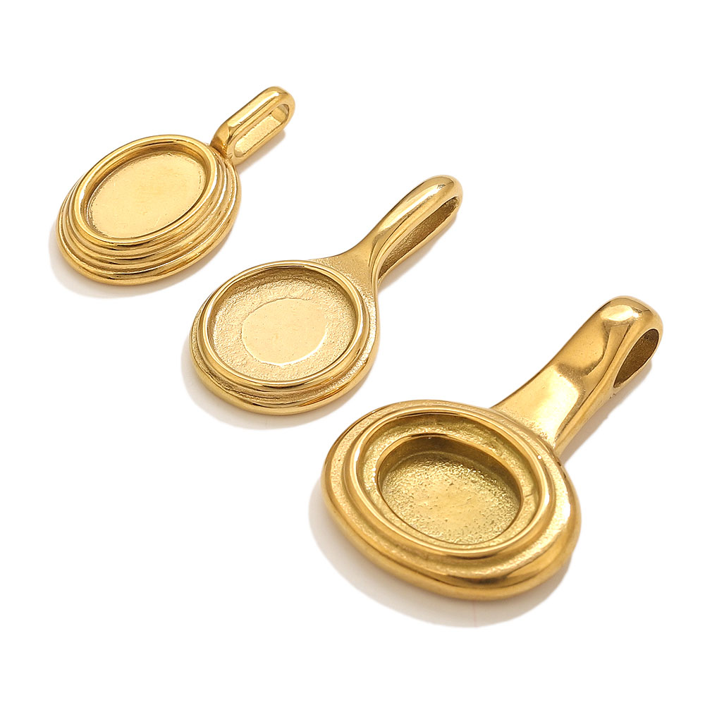 5pcs Stainless Steel Round Ova - Resin Art Love 评论和价格