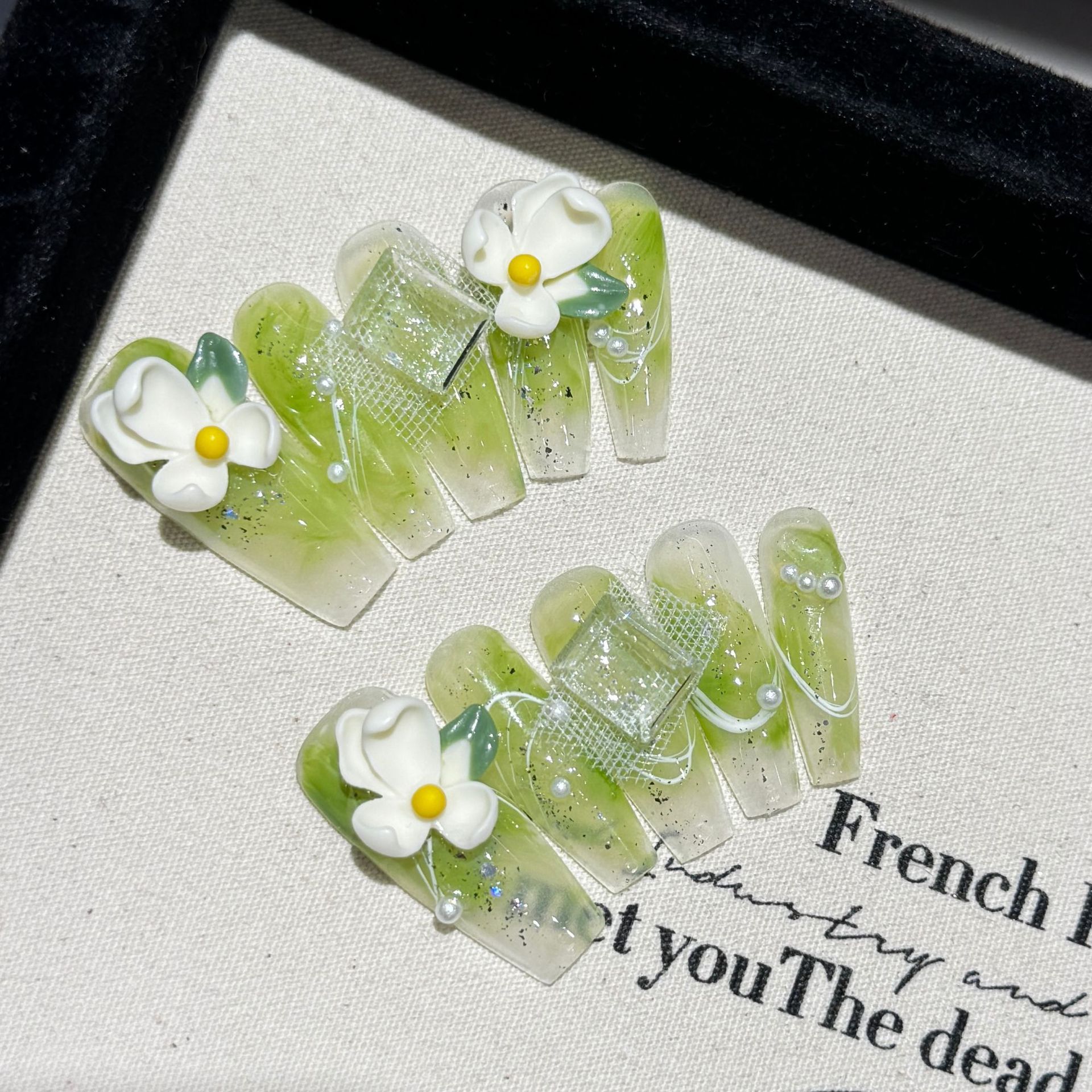 10pcs Pure Hand-Pressed Ultra- - Resin Art Flowers 评论和价格