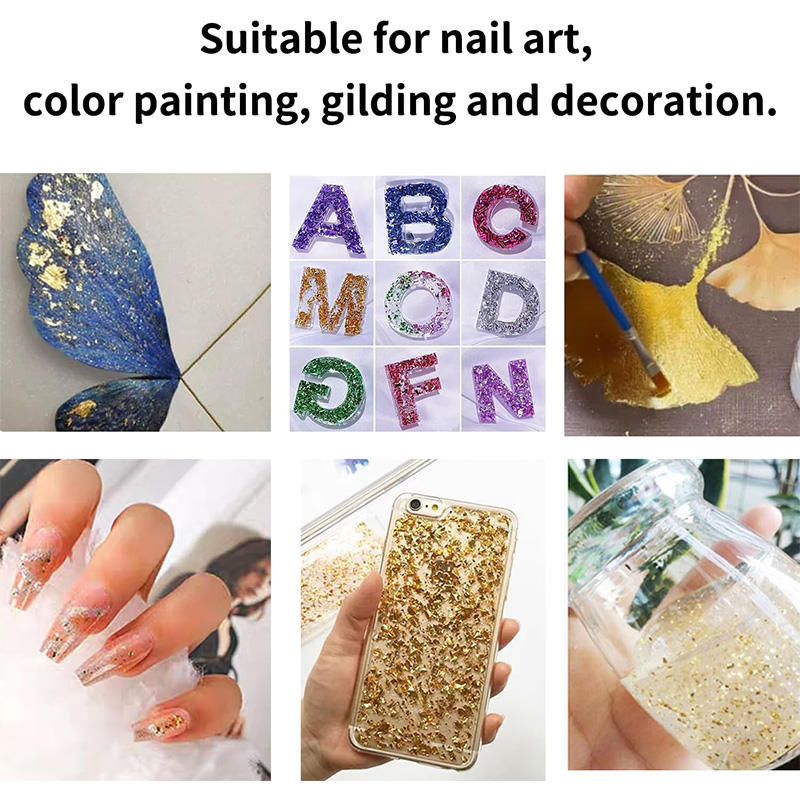 20 Pcs Gold Leaf Sheets: Versa - Resin Art Wedding Gift 评论和价格