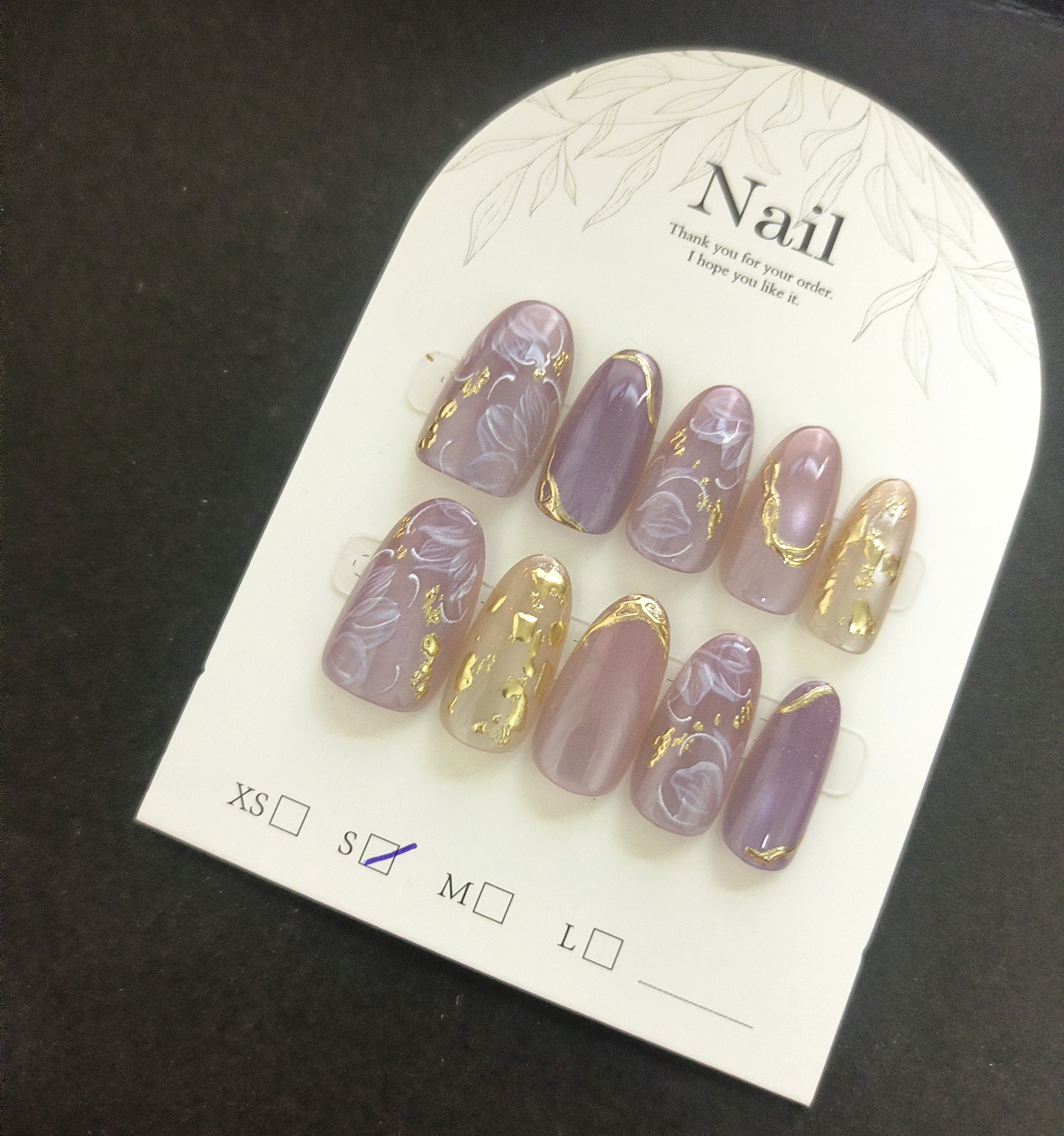 10pcs Handmade Press On Nails  - Resin Art Flowers 评论和价格