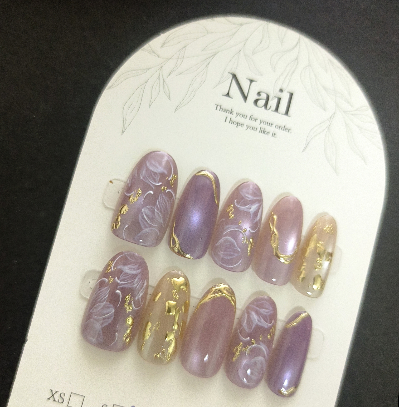 10pcs Handmade Press On Nails  - Resin Art Flowers 评论和价格