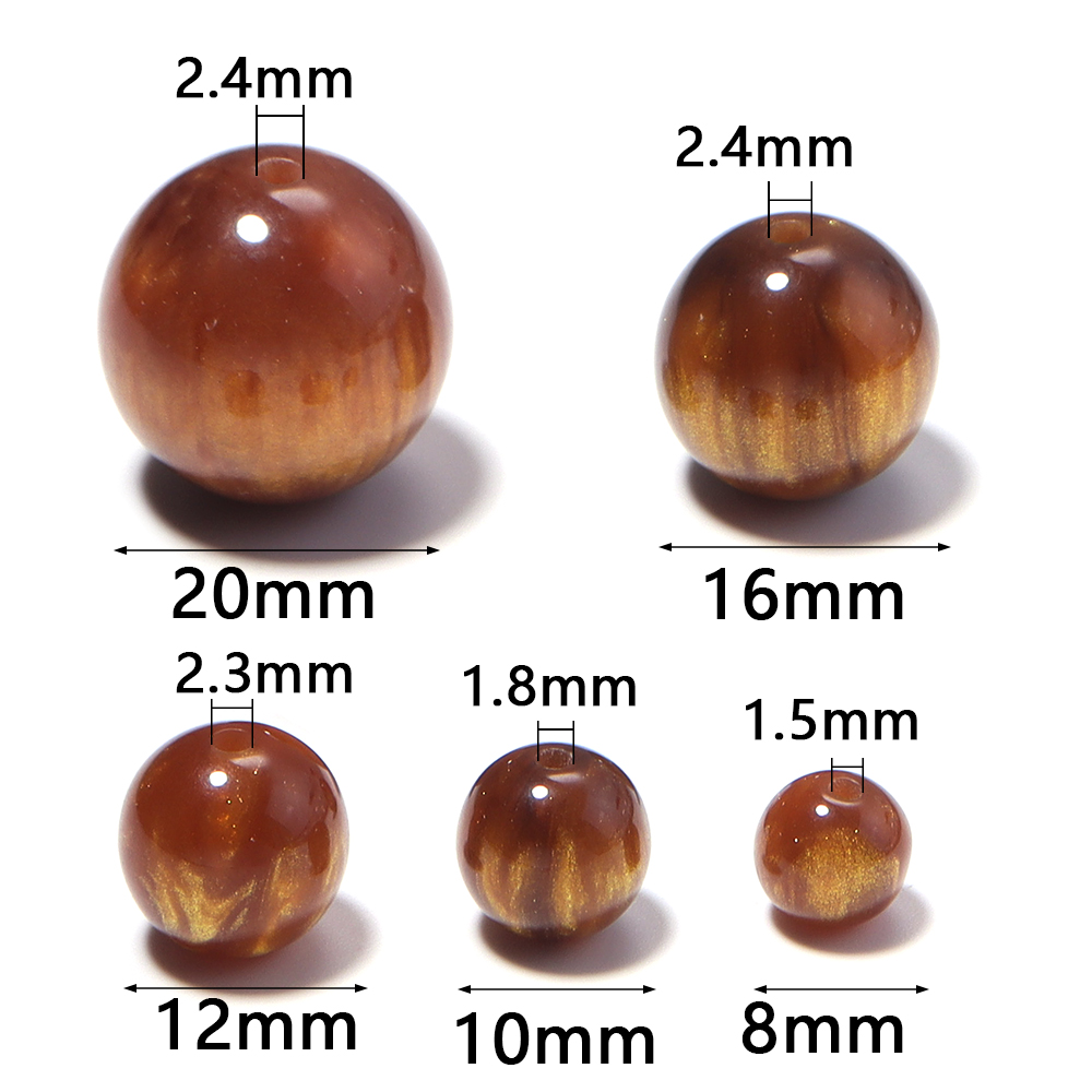5-30pcs/lot 8-20mm Gilding Res - Resin Art Love 评论和价格
