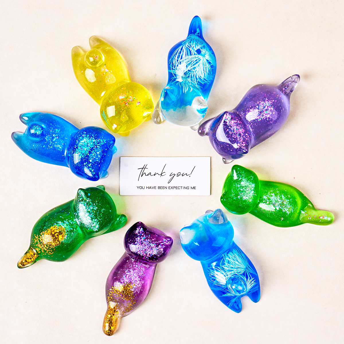 3D Cat Crystal Epoxy Resin Mol - Resin Art Kit With Molds 评论和价格
