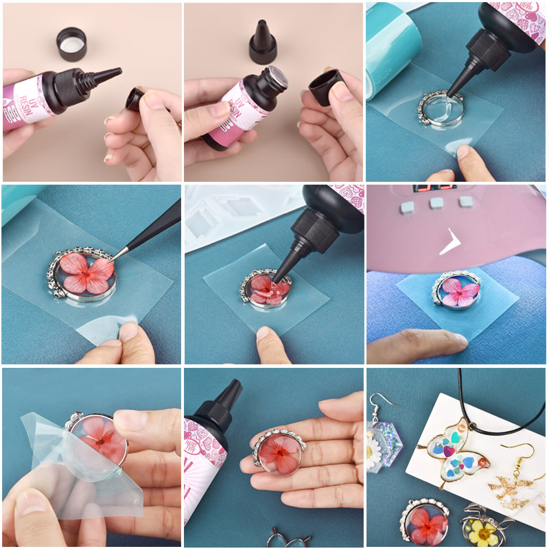 UV Resin Glue Transparent Epox - Resin Art Tools 评论和价格