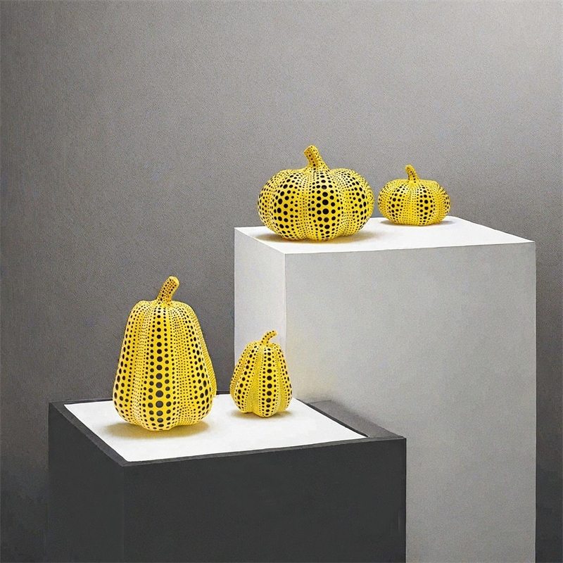 Yellow Pumpkin Resin Pigeon Ow - Resin Art Wedding Gift 评论和价格