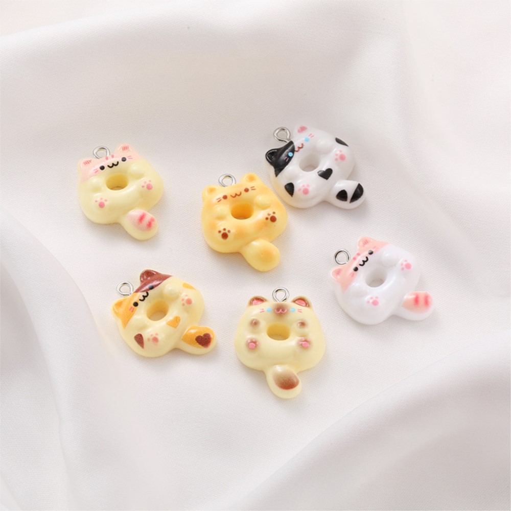 10Pcs Kawaii Cartoon Cat Resin - Resin Art Love 评论和价格