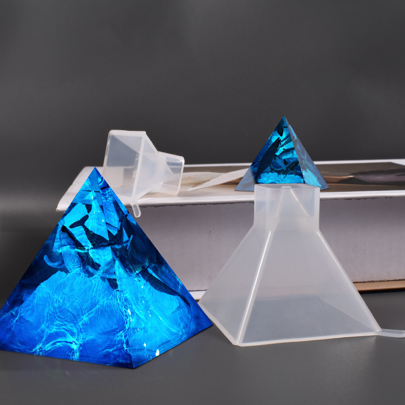 1pcs Pyramid Silicone Molds DI - Resin Art Kit With Molds 评论和价格