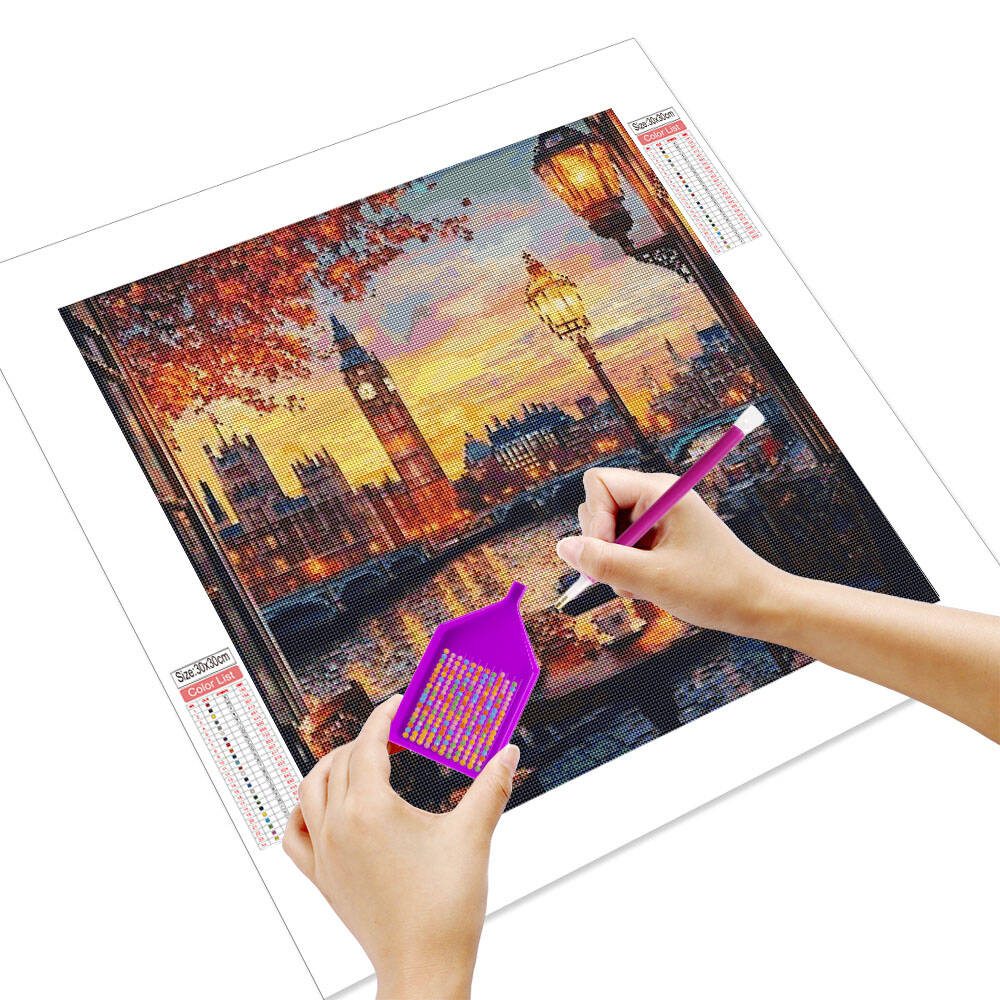 Huacan City Autumn Landscape D - Resin Art Wall Decor 评论和价格