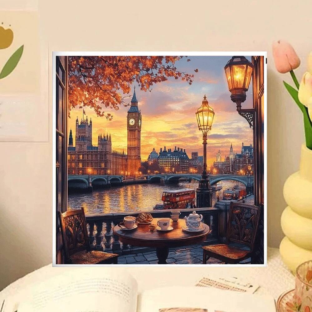 Huacan City Autumn Landscape D - Resin Art Wall Decor 评论和价格