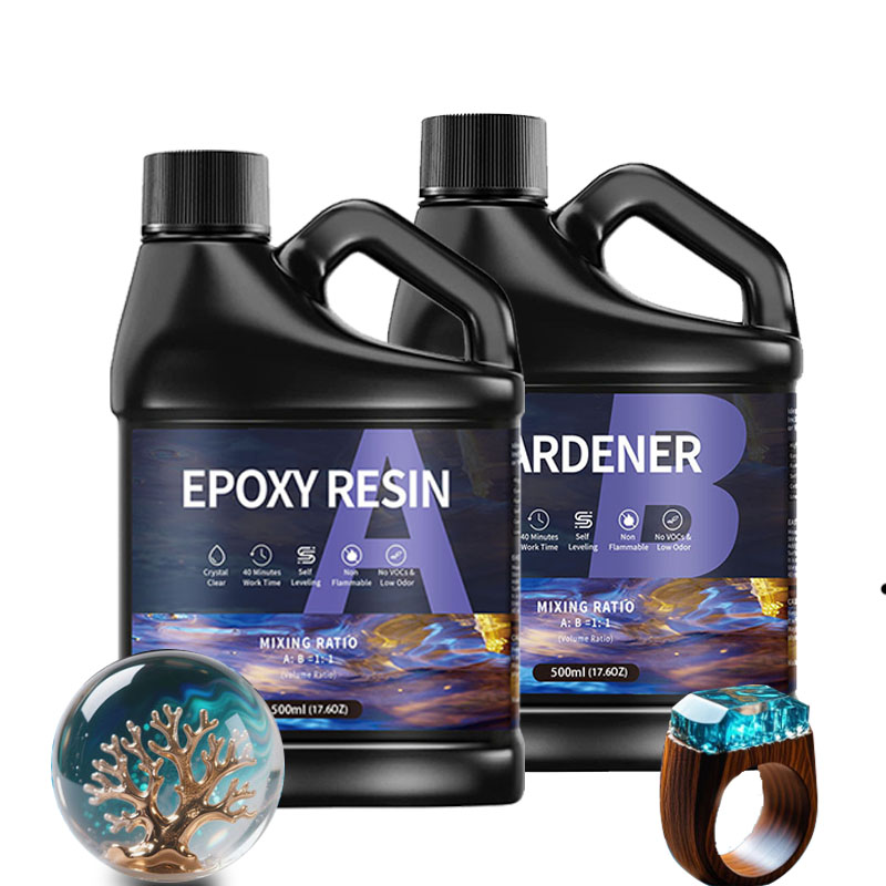 1:1 AB Epoxy Resin Glue Kits 5 - Resin Art Kit With Molds 评论和价格
