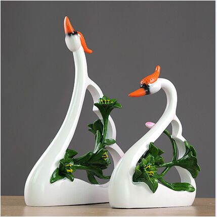 couples swan lovers art decora - Resin Art Wedding Gift 评论和价格