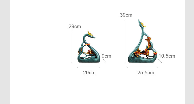 couples swan lovers art decora - Resin Art Wedding Gift 评论和价格