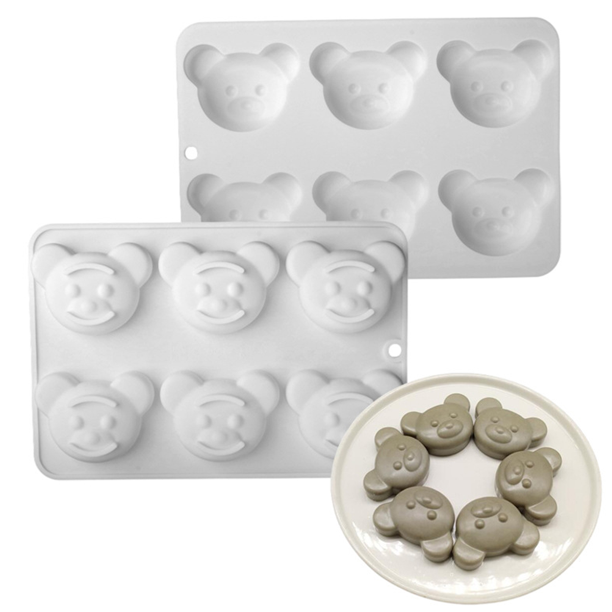 Cartoon Panda Chocolate Silico - Silicone Mold Ocean 评论和价格