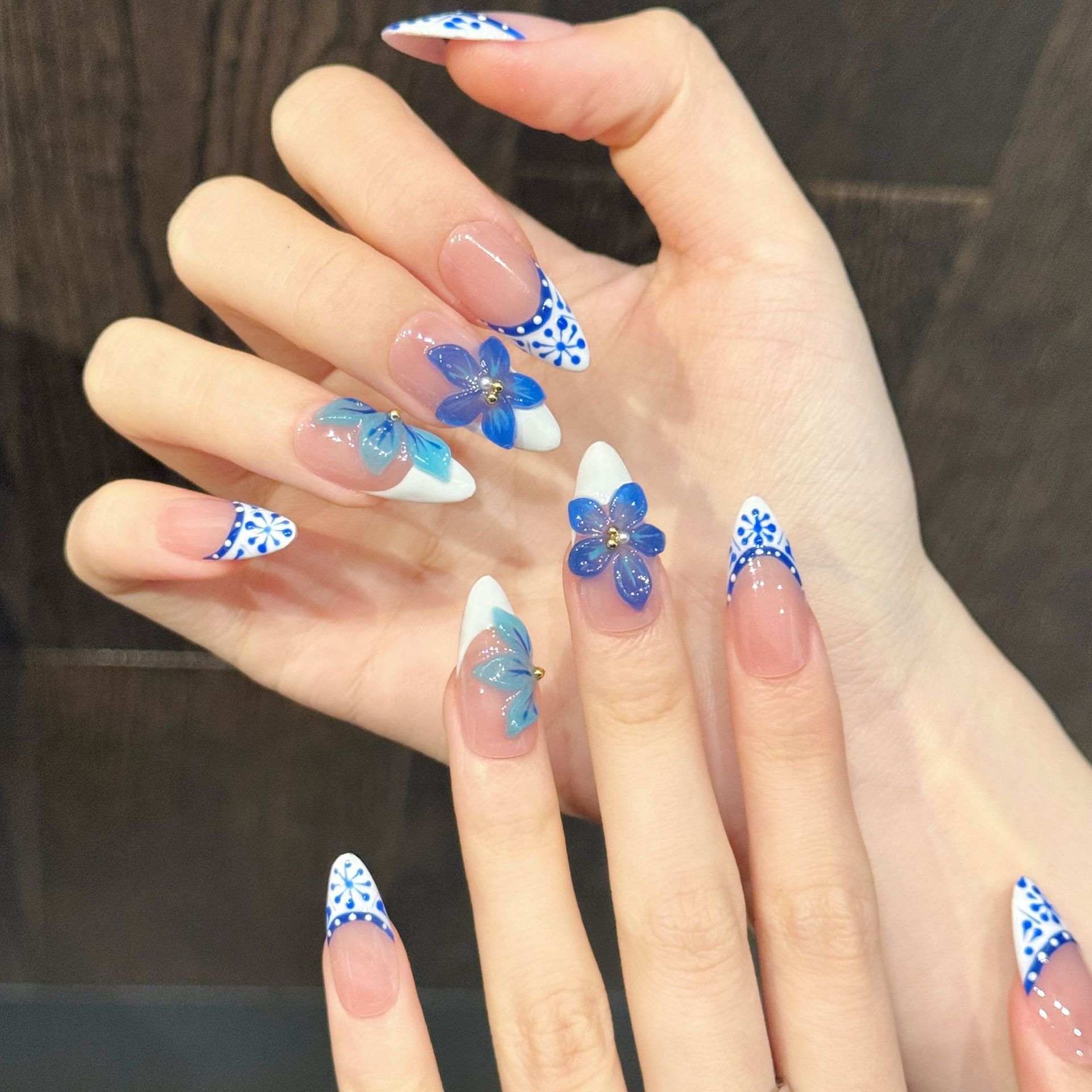 10pcs Pure Hand Pressed Almond - Resin Art Flowers 评论和价格