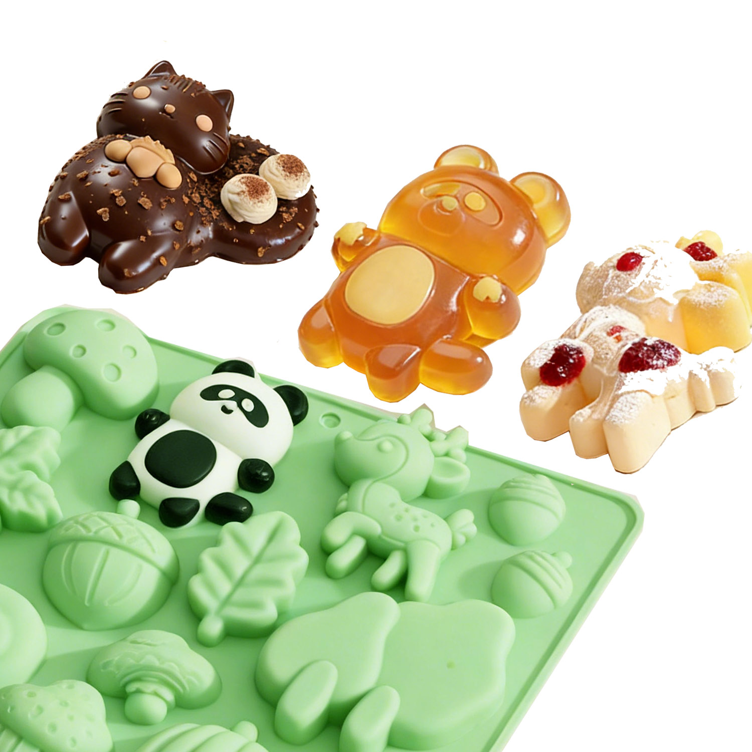 1 Silicone Cake Mold in the Sh - Resin Art Tools 评论和价格