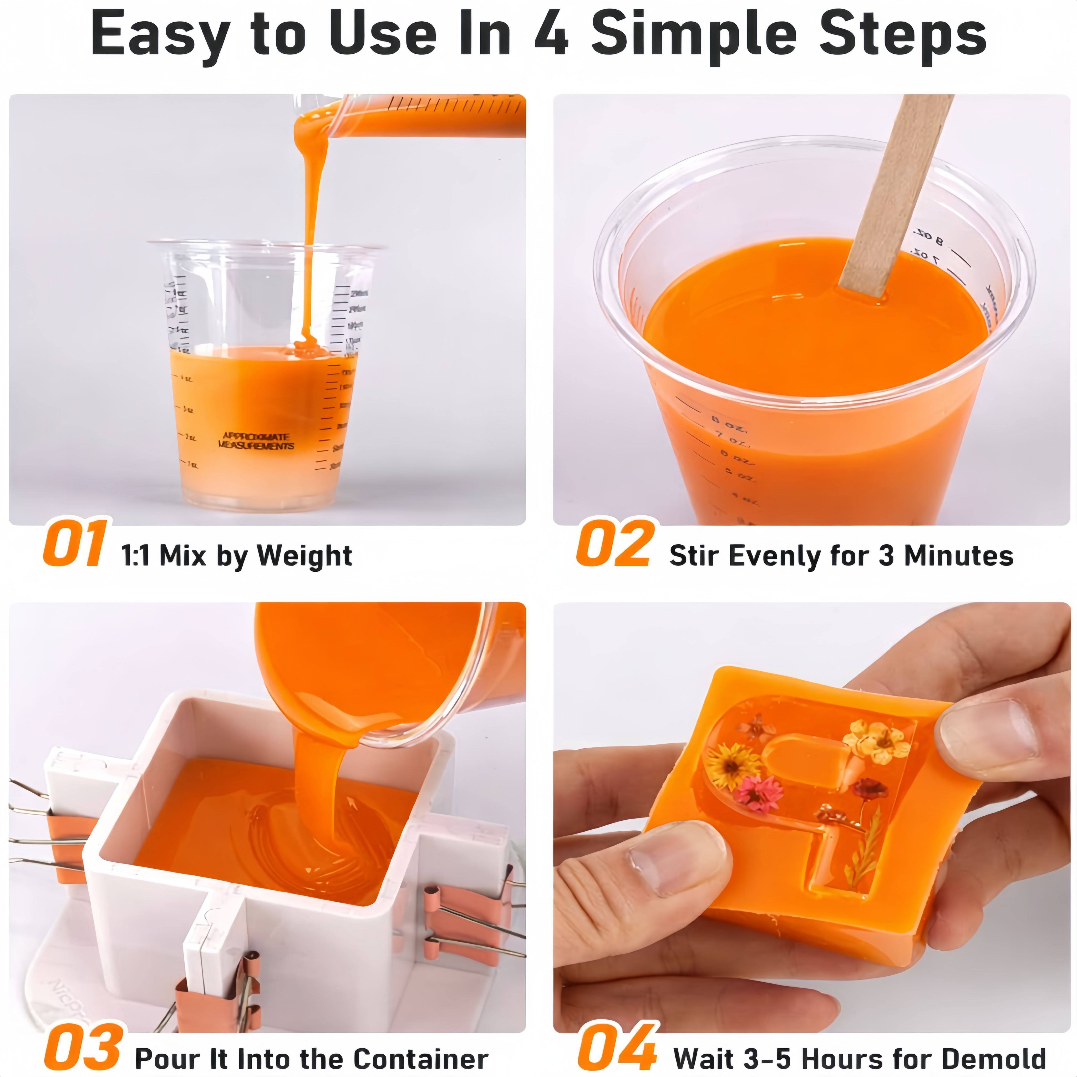 Liquid Silicone Rubber Kit,Hig - Resin Art Kit With Molds 评论和价格